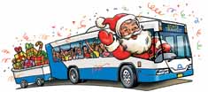 Sydney Christmas buses