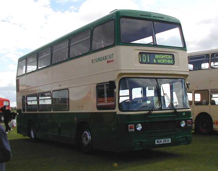 Roundabout Buses 101 former National Welsh Olympian MUH283X