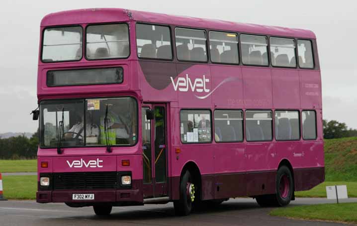 Black Velvet Travel Volvo Citybus Northern Counties F302MYJ