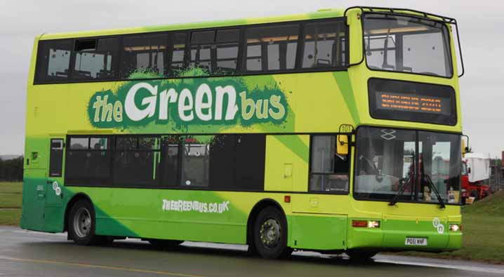 ex Reading Buses Green Bus Dennis Trident Plaxton President 101
