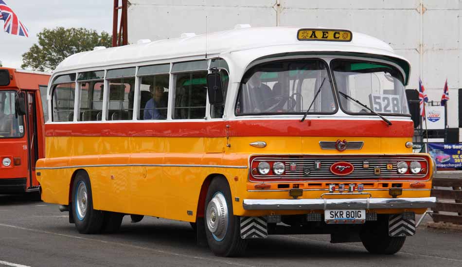 Malta route bus Bedford SB Debono SKR801G