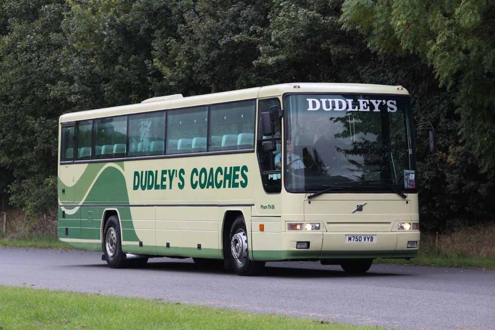 Dudleys Coaches Volvo B10M Plaxton M750VYB