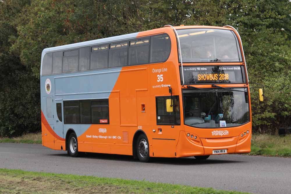 Nottingham City Transport Scania N230UD ADL Enviro400 630