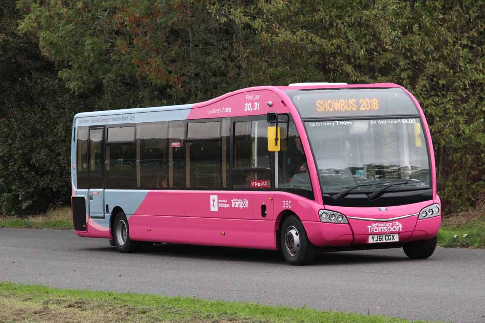 Nottingham City Transport Optare Solo SR 350