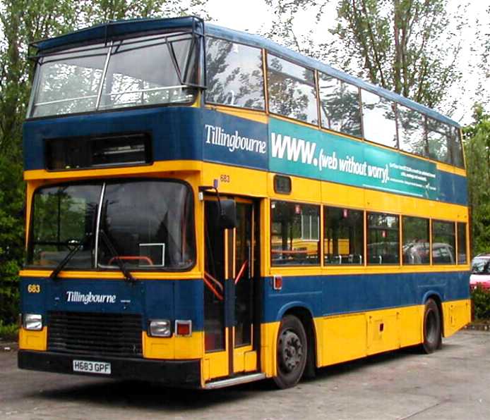 Tillingbourne Volvo Citybus East Lancs H683GPF