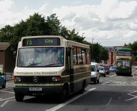 City of Nottingham Mercedes 811D Plaxton Beaver 104