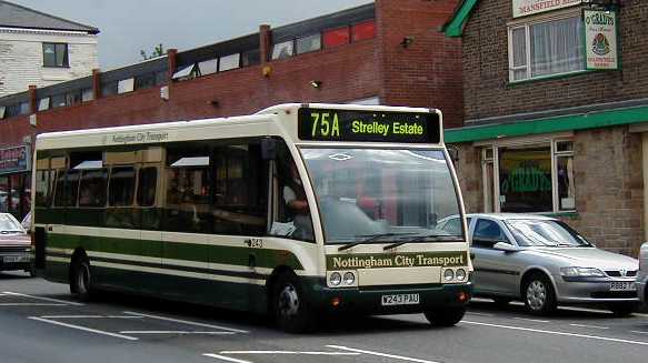 City of Nottingham Optare Solo 243