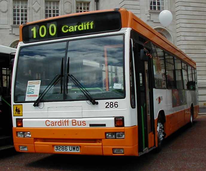 Cardiff Bus Scania N113CRB Plaxton Verde