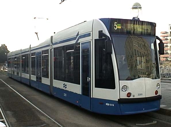Amsterdam Siemens Combino tram 2201