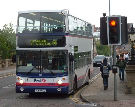 First Eastern Counties Volvo B7TL Alexander ALX400 32488