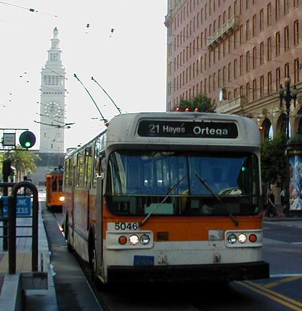 San Francisco Flyer E800 trolley 5046