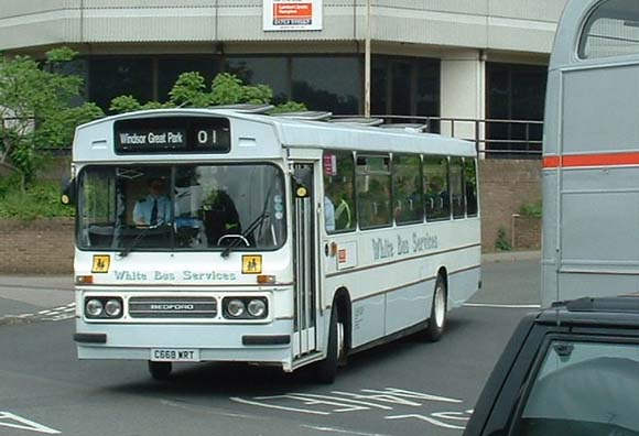 White Bus Services Bedford YMT Duple Dominant C668WRT