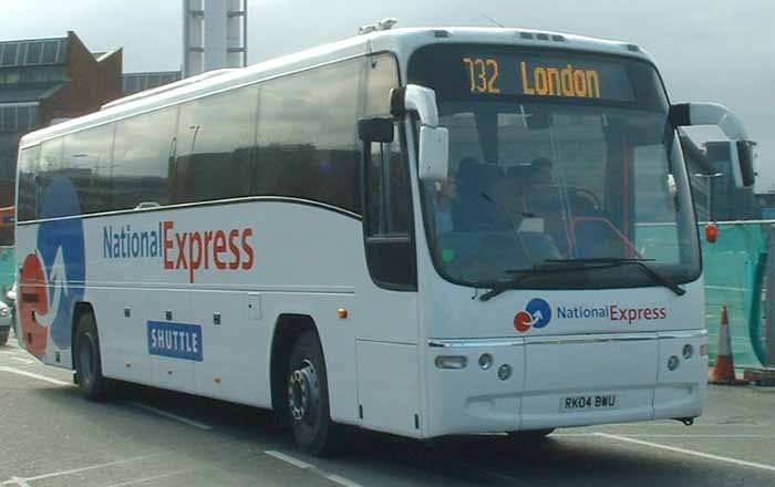 Burton Coaches National Express Volvo B12B Plaxton Panther RK04BWU