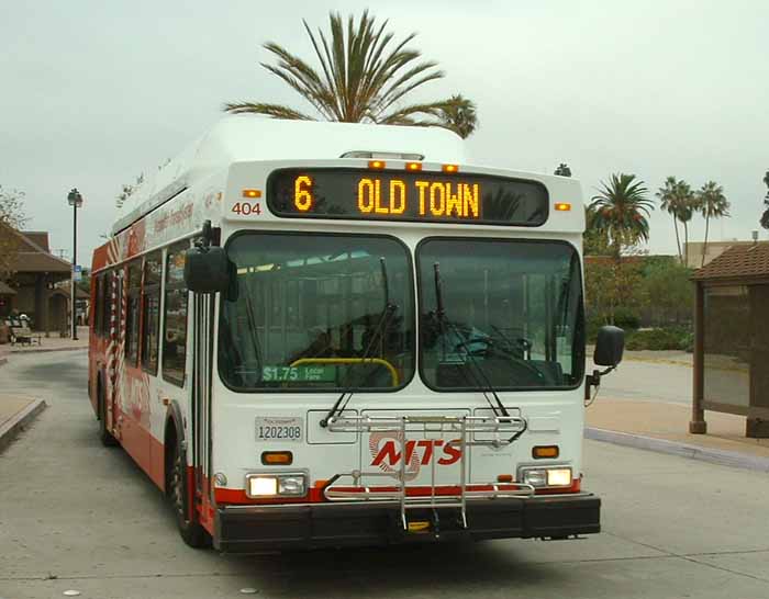 San Diego Metropolitan Transit New Flyer 404
