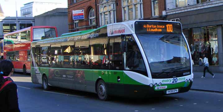 City of Nottingham Transport Pathfinder Optare Versa 307