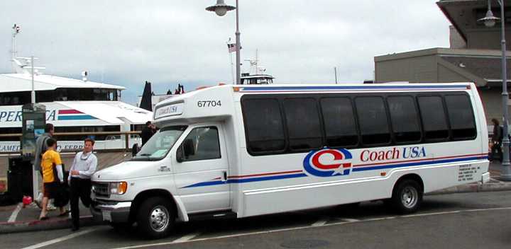 Coach USA Ford minibus 67704
