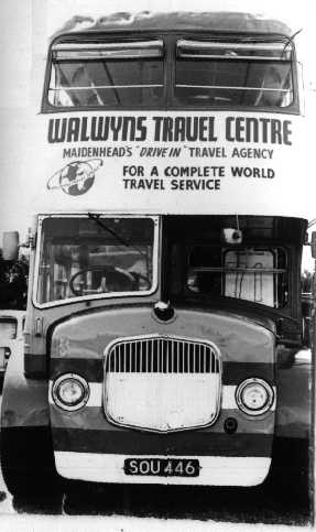 Walwyns Travel Centre - Aldershot & District Dennis Loline I East Lancs 338