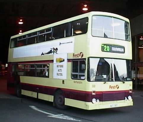 First Northampton MCW Metrobus Alexander 32