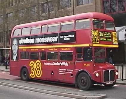 Arriva London:  Routemaster route 38 Old Style