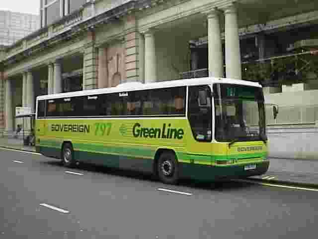 Sovereign Green Line Volvo/Plaxton on 797