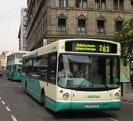 Arriva serving Manchester DAF SB220 Alexander ALX300 406