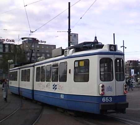 GVB Werkspoor Amsterdam Tram 653