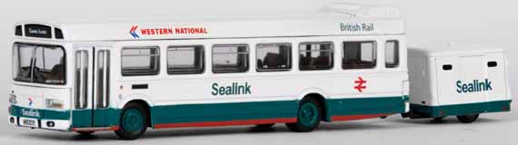 Britsih Railways Sealink Leyland National 11.3m + Trailer.