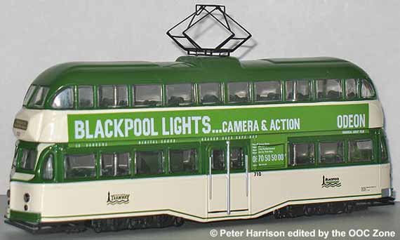 Modellino Corgi Tram Blackpool Interflora &ndash; Scala 1:76 &ndash; OM44013 &ndash; Usato