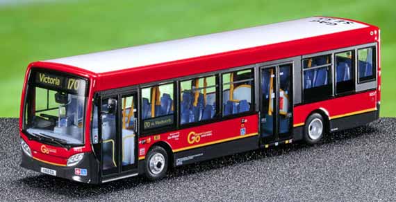 4mm scale diecast model buses and coaches