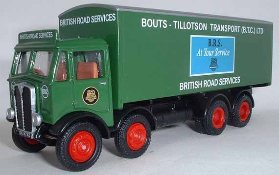 11008 AEC 4 Axle Box Van B.R.S. (BTC Ltd).