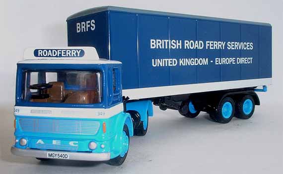 AEC Ergo Articulated Box Van BRITISH ROAD FERRY SERVICES.