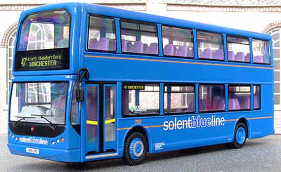Volvo B7TL East Lancs Vyking Double Deck Bus SOLENT BLUELINE