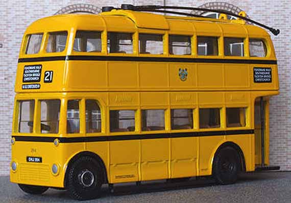 Bournemouth Corporation Weymann Trolleybus Double Deck Trolleybus.