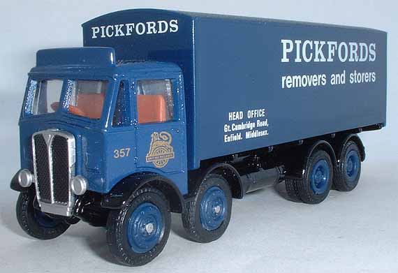 Pickfords  AEC 8 Wheel Box Van.