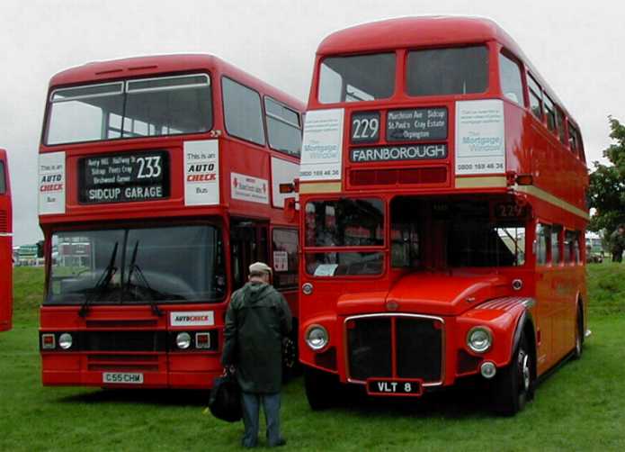 Stagecoach London Olympian ECW L55 & AEC Routemaster Park Royal RM8