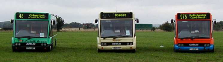 Optare Solos at SHOWBUS 2001