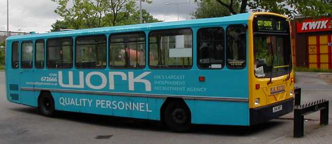 MK Metro Dennis Dart Wright Handybus 421