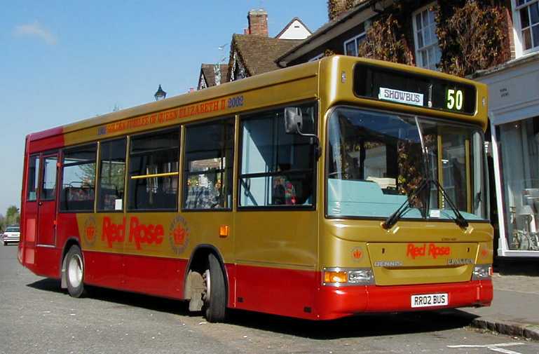 Red Rose Travel Golden Jubilee Bus RR02BUS