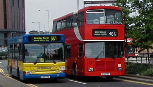 Metrobus Dart/Plaxton & Arriva London East Lancs Olympian