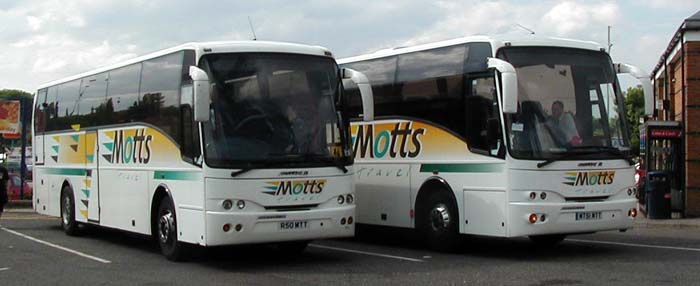Motts Travel Volvo B10M Jonckheere Mistral R50MTT & MT51MTT