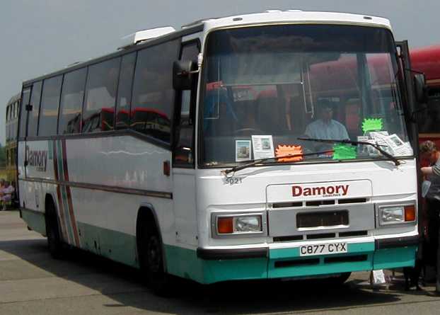 Damory Coaches Volvo B10M Plaxton Paramount 3500