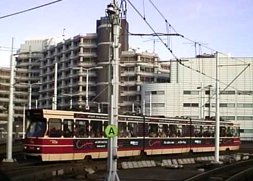 HTM GTL tram at Centraal Station