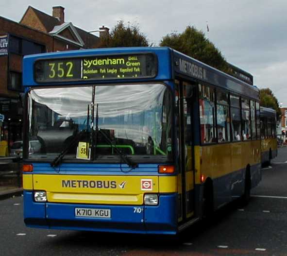 Metrobus Dart Plaxton K710KGU