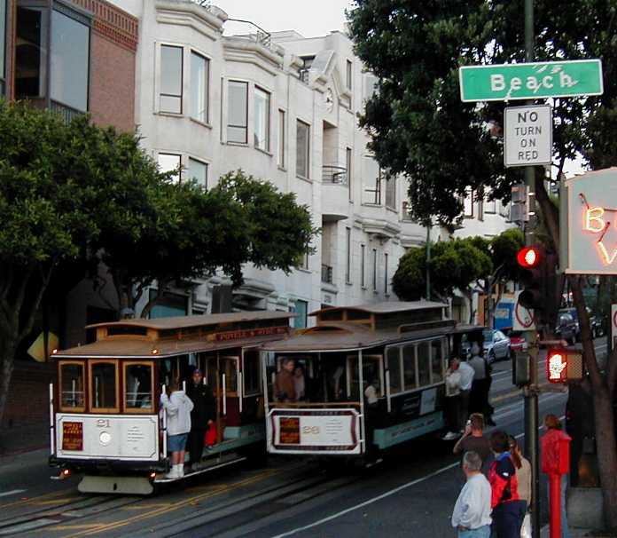 San Francisco cable car 21 & 28