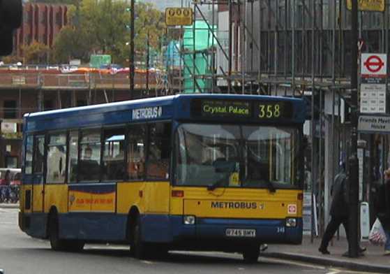 Metrobus Dennis Dart SLF Plaxton Pointer 745