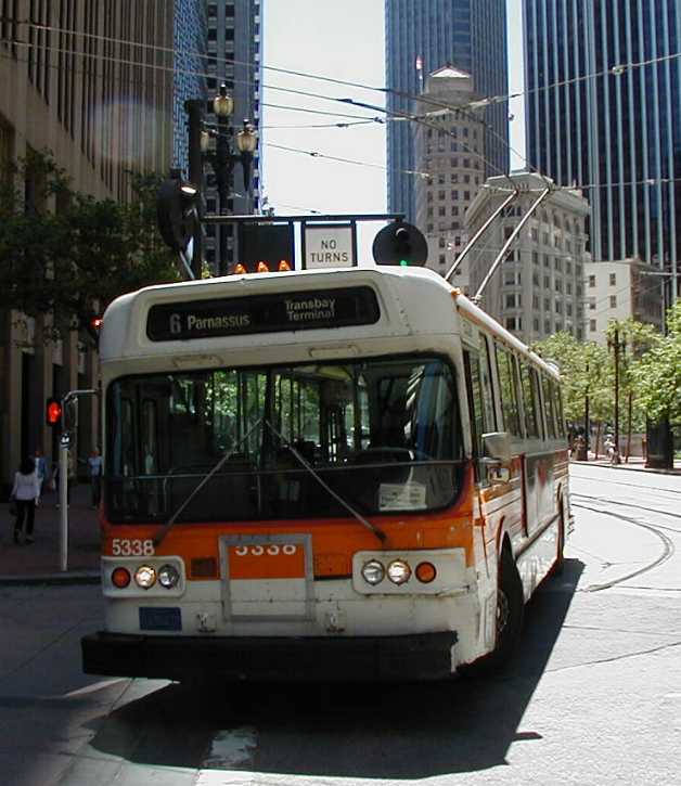 San Francisco Flyer E800 trolley 5338