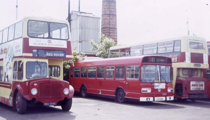 Red Rover AEC Renown & Leyland National