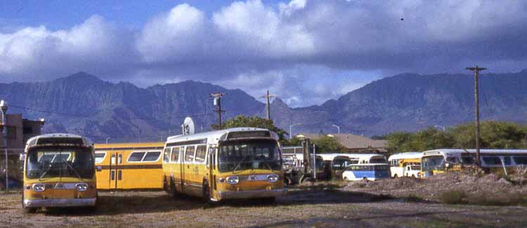 Hawaii depot GMC Fishbowl buses