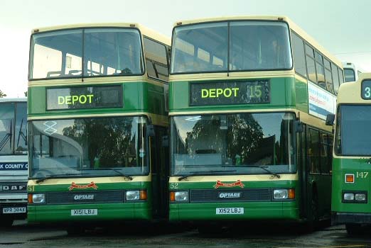 Ipswich Buses Optare Spectras 51 & 52