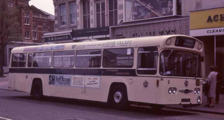 Eastbourne Buses Daimler Roadliner East Lancs 91